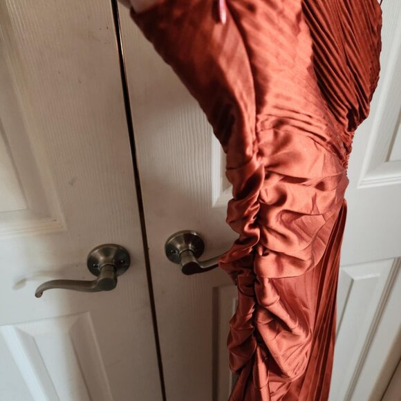 Saints & Secrets Pleated Asymmetric Maxi Dress – AU 10 / US M – NWT - Picture 10 of 13